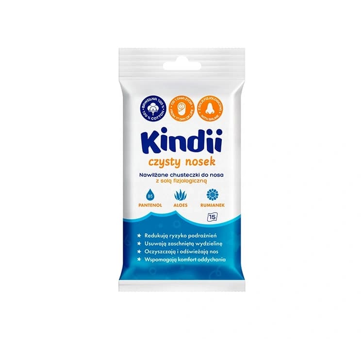 Kindii Cotton Care delikatne chusteczki dla dzieci i niemowląt