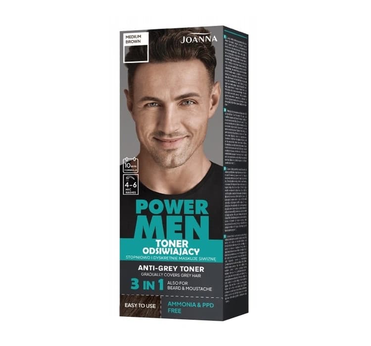 Power Men toner odsiwiający 03 Medium Brown