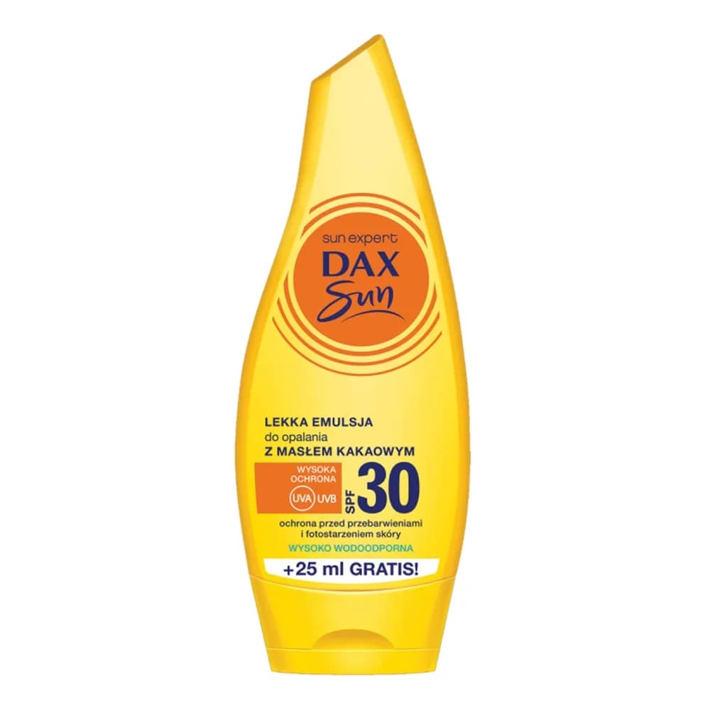 lekka emulsja do opalania SPF 30 z masłem kakaowym