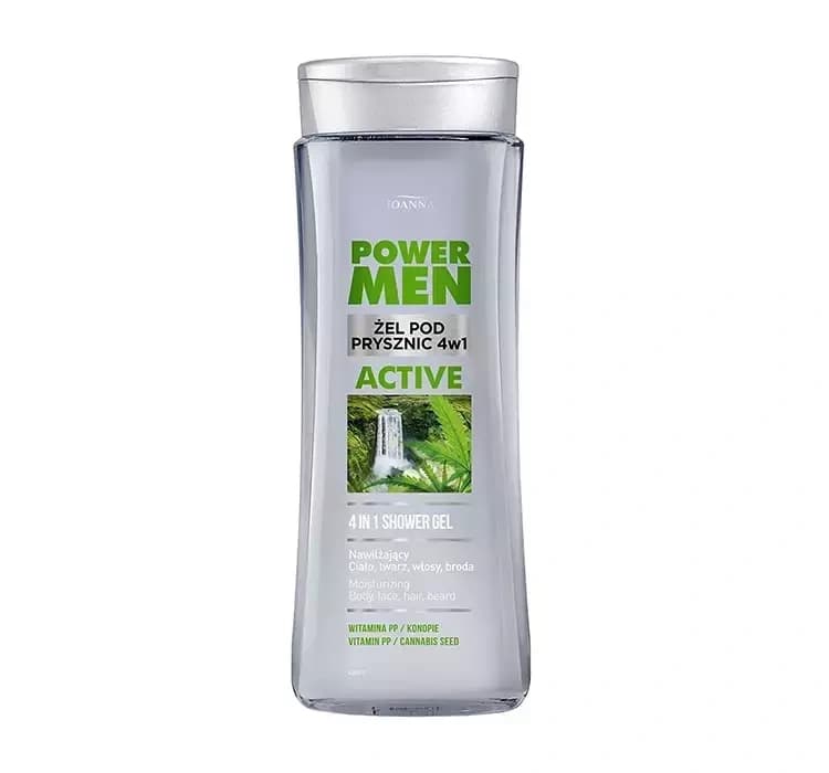 Power Men żel pod prysznic 4w1 Active