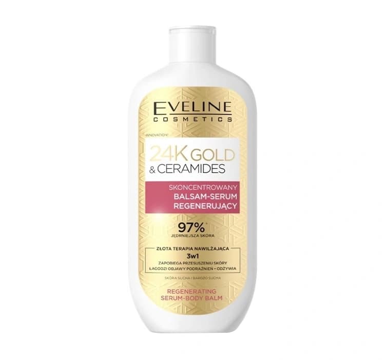 24K Gold & Ceramides Złota Terapia Nawilżająca 3w1 regenerujący balsam-serum do ciała