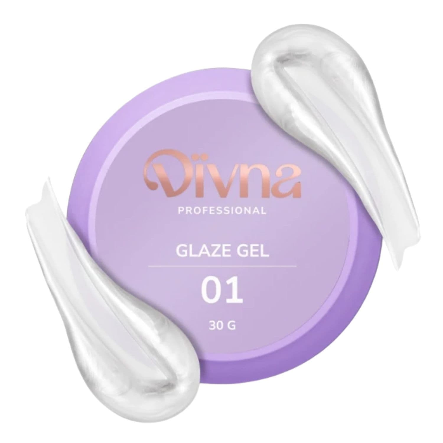 Glaze Gel twardy samopoziomujący żel budujący do paznokci 01
