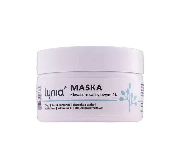 maska do twarzy z kwasem salicylowym 2%