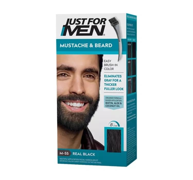 żel koloryzujący do włosów i brody M-55 Real Black