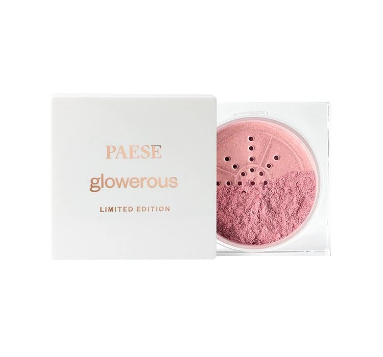 Glowerous sypki rozświetlacz do twarzy 01 Rose