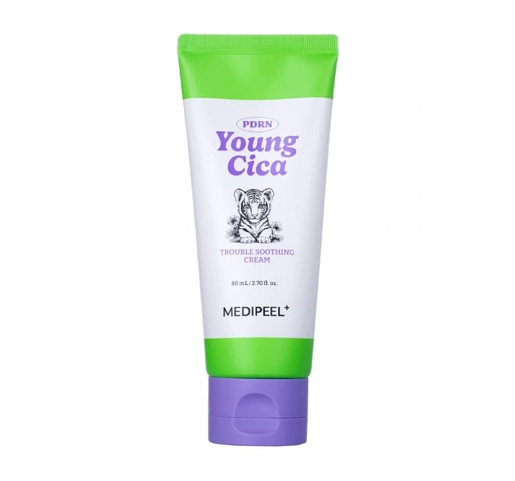MEDIPEEL Young Cica PDRN Trouble Soothing Essence Cream kojący krem do twarzy