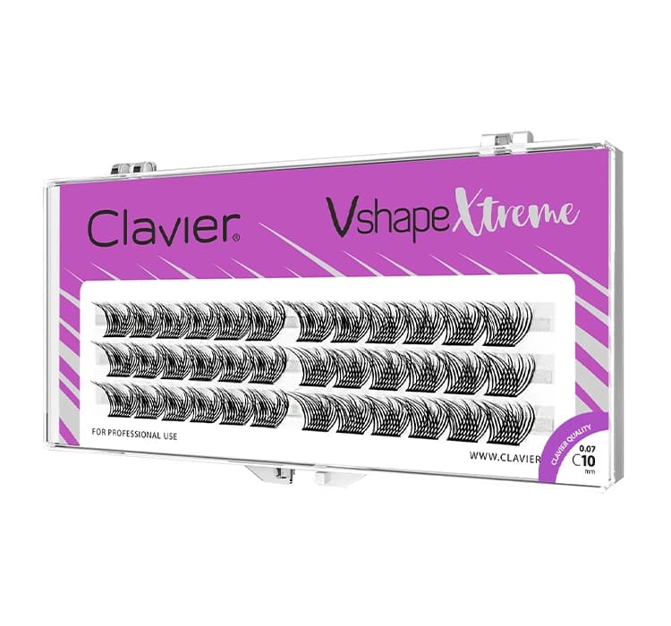 Vshape Xtreme kępki rzęs skręt C 10 mm