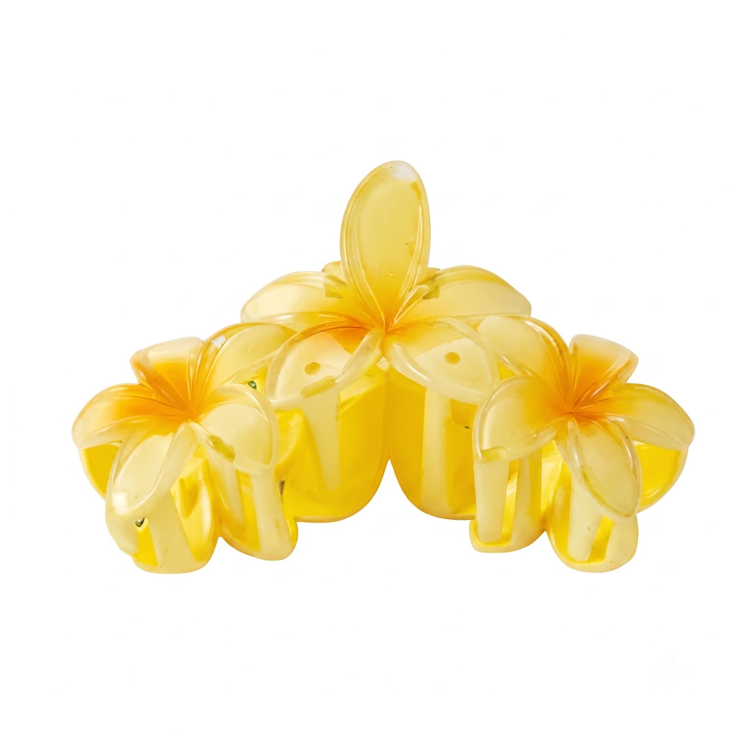 spinka do włosów klamra hawajska Vacay Flower SP386 Triple Yellow Ombre