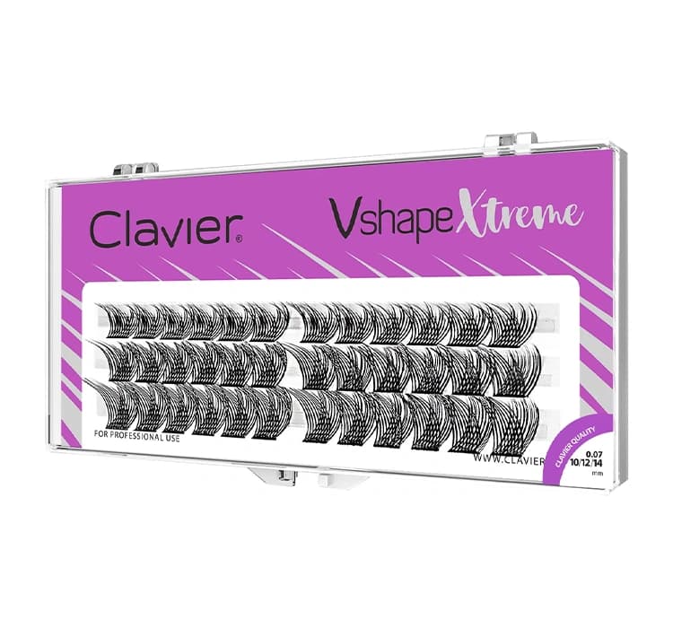 Vshape Xtreme kępki rzęs 10/12/14 mm