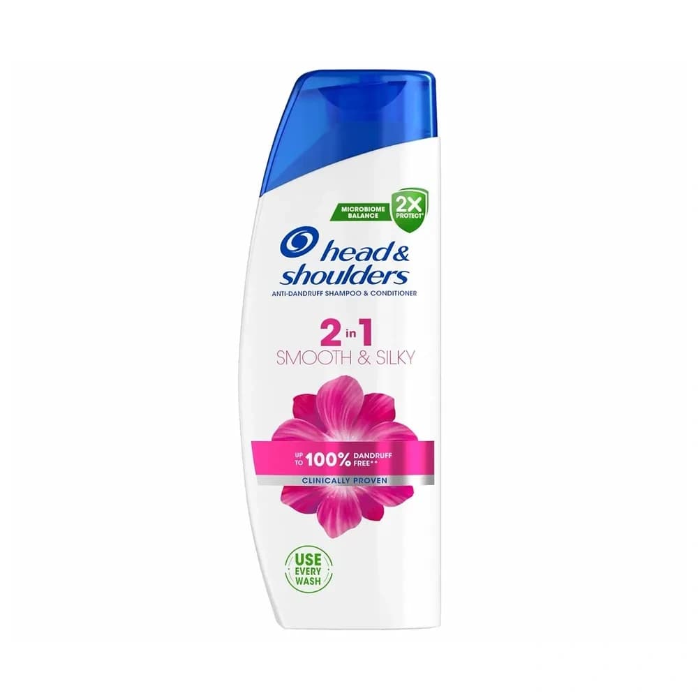 2w1 szampon przeciwłupieżowy do włosów z odżywką Smooth&Silky