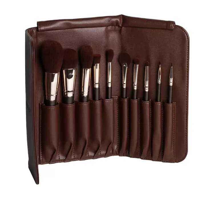Chocolate zestaw pędzli do makijażu w etui