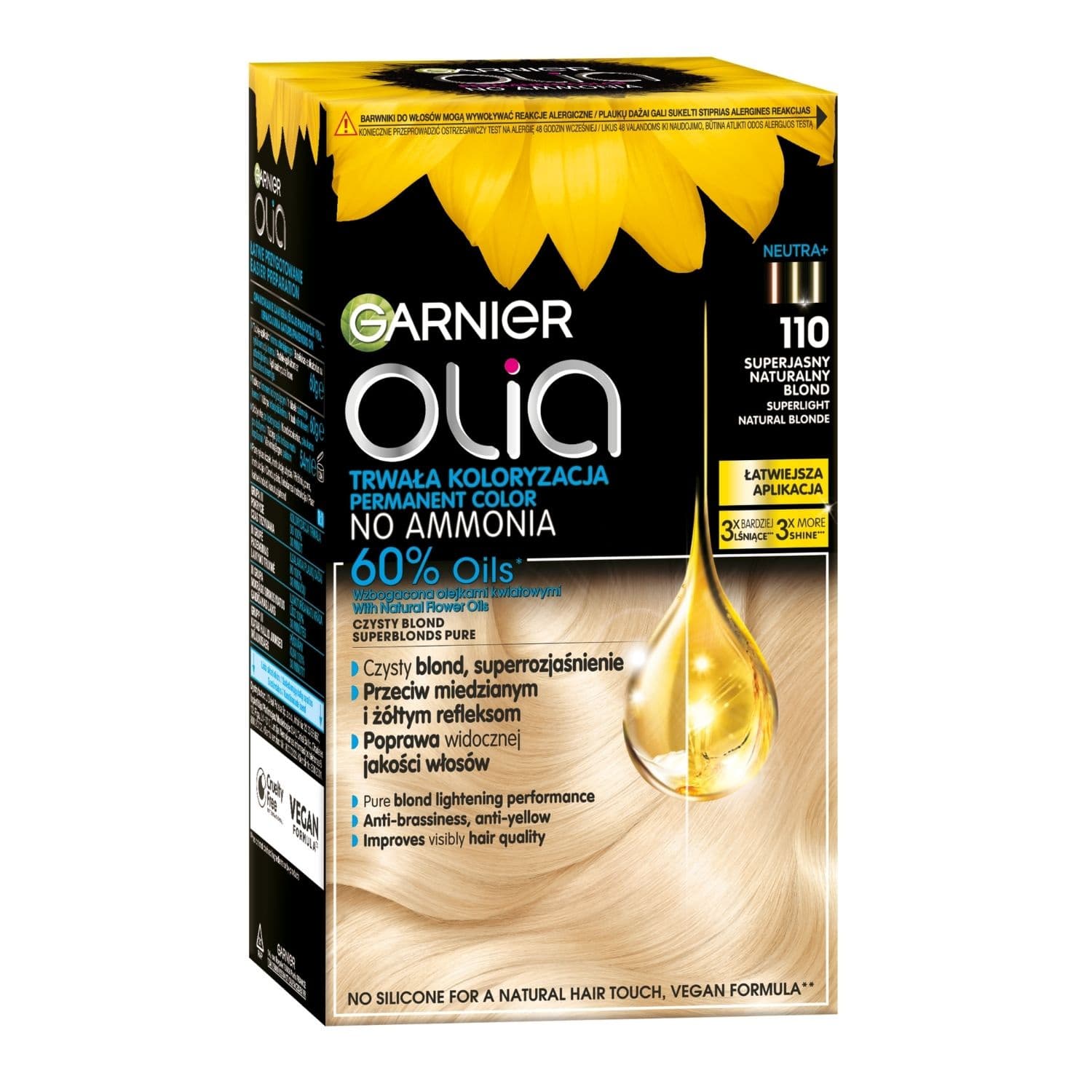 Olia trwała koloryzacja 110 Superjasny Naturalny Blond