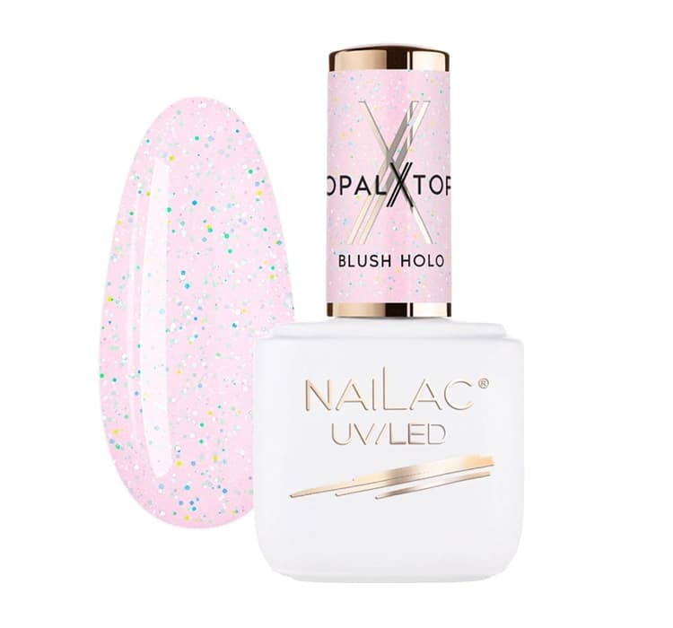 OpalX top hybrydowy Blush Holo