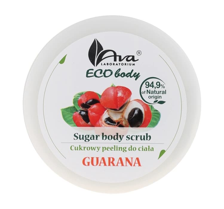 Ava Eco Body cukrowy peeling do ciała Guarana