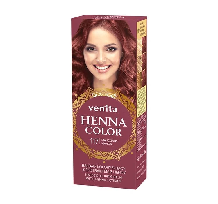 Henna Color balsam koloryzujący z ekstraktem z henny 117 Mahoń
