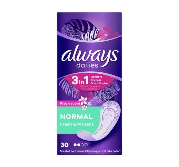 Dailies Fresh&Protect wkładki higieniczne Normal Fresh Scent