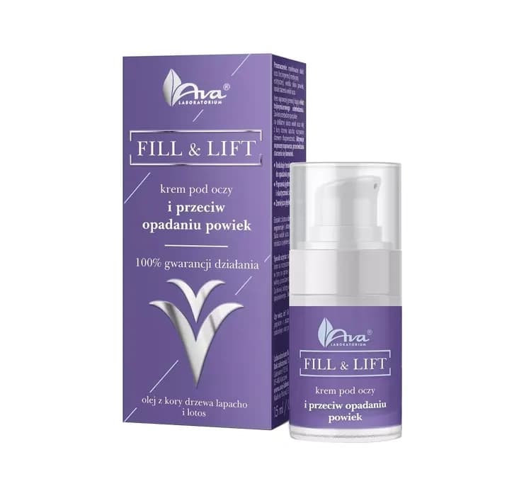 Ava Fill & Lift krem pod oczy i przeciw opadaniu powiek