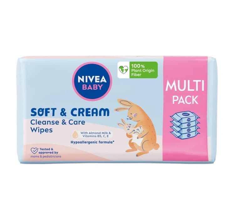 BABY Soft&Cream chusteczki nawilżane biodegradowalne