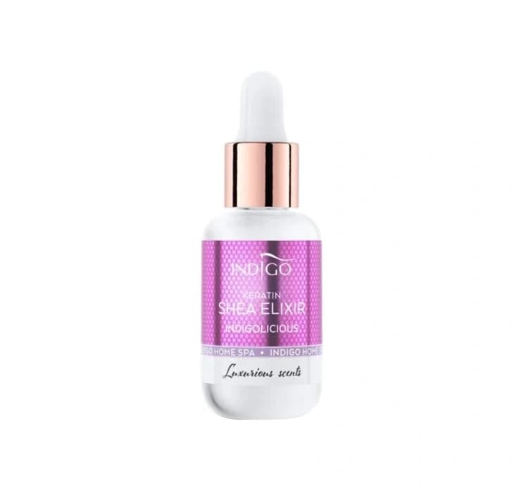 Indigo Keratin Shea Elixir oliwka do skórek i paznokci Indigolicious