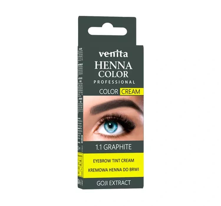 Kremowa Henna do brwi 1.1 Grafit Lifting