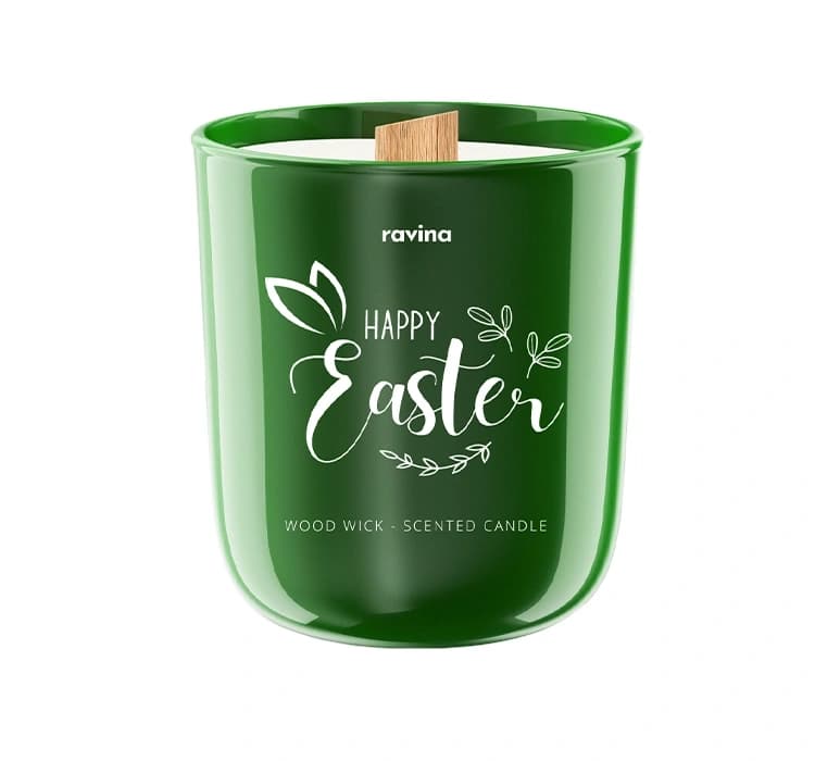 Happy Easter sojowa świeca zapachowa Konwalia