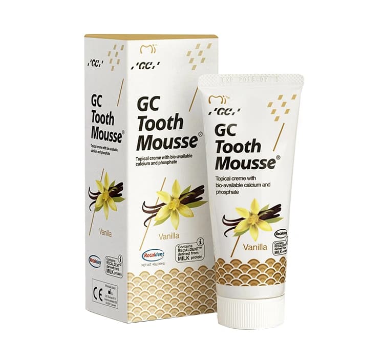 Tooth Mousse szkliwo w płynie pasta bez fluoru Wanilia