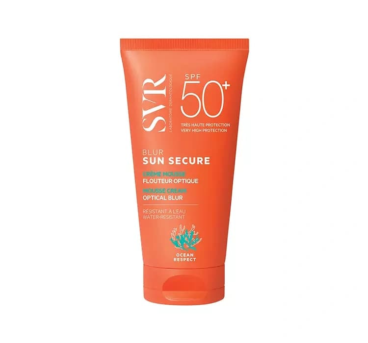 Sun Secure Blur delikatny krem ochronny do twarzy SPF50+