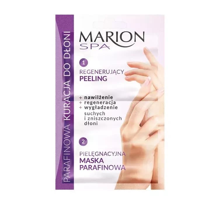 SPA parafinowa kuracja dla dłoni maska + peeling