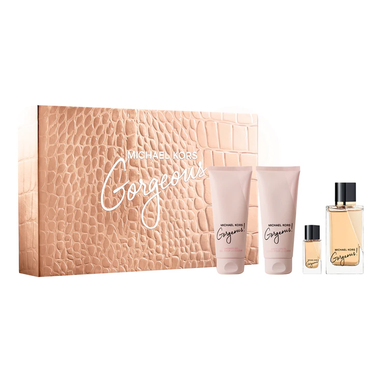 Gorgeous woda perfumowana spray + + żel pod prysznic + balsam do ciała