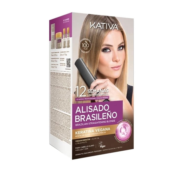 ALISADO BRASILENO ZESTAW DO KERATYNOWEGO PROSTOWANIA WŁOSÓW DLA BLONDYNEK