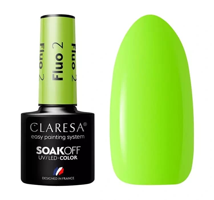 hybrydowy lakier do paznokci Fluo 2