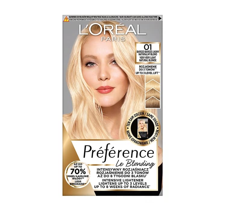 Paris Préférence Le Blonding 01 Prague bardzo jasny naturalny blond