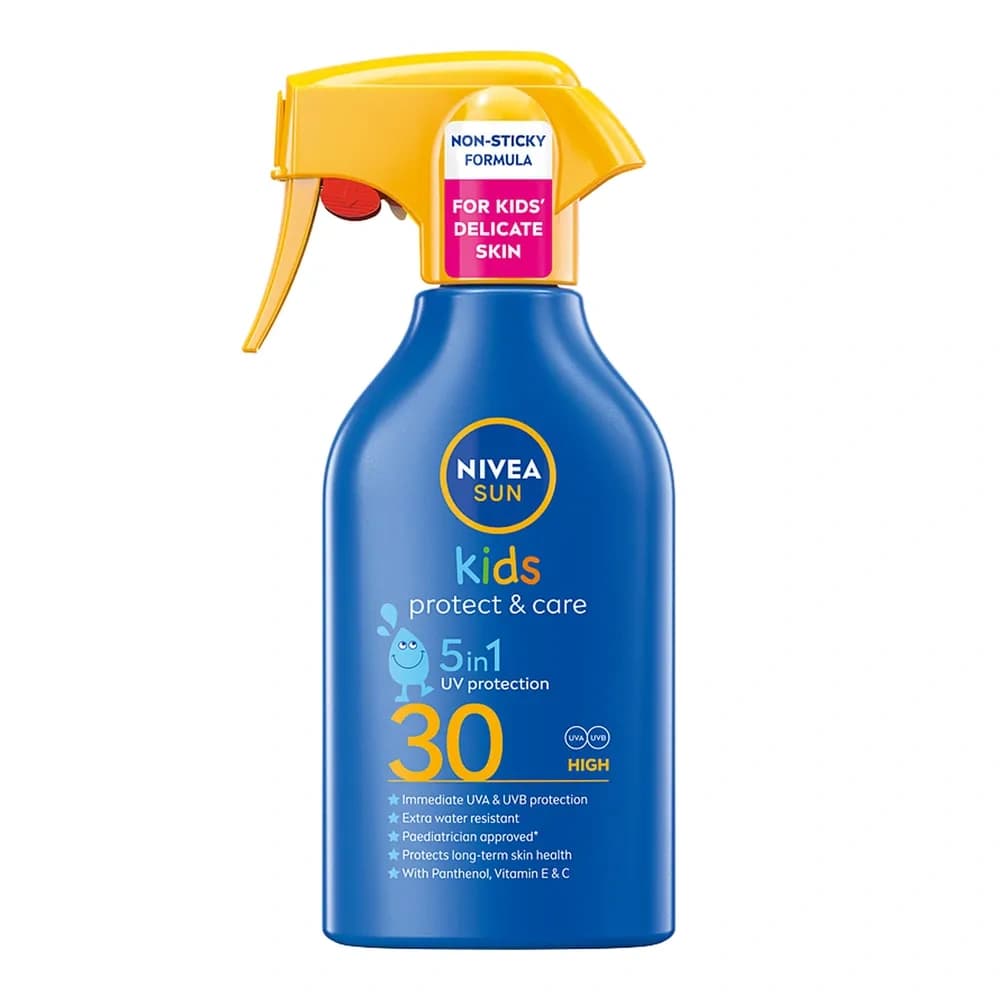 SUN Kids Protect & Care spray do opalania dla dzieci z wysoką ochroną SPF30