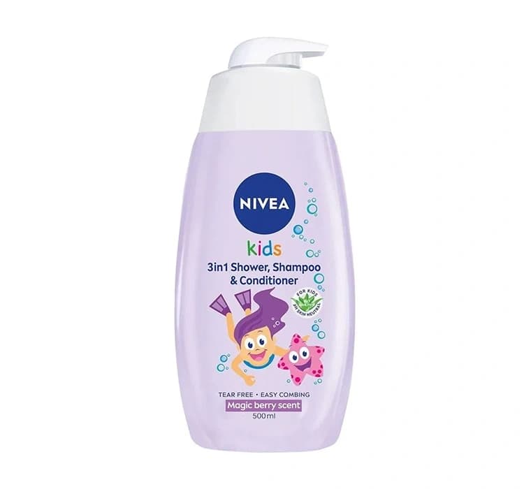KIDS żel do mycia ciała i włosów 3w1 Berry