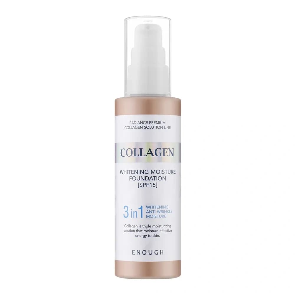 Collagen Whitening Moisture Foundation 3in1 nawilżający podkład do twarzy z kolagenem SPF15 13