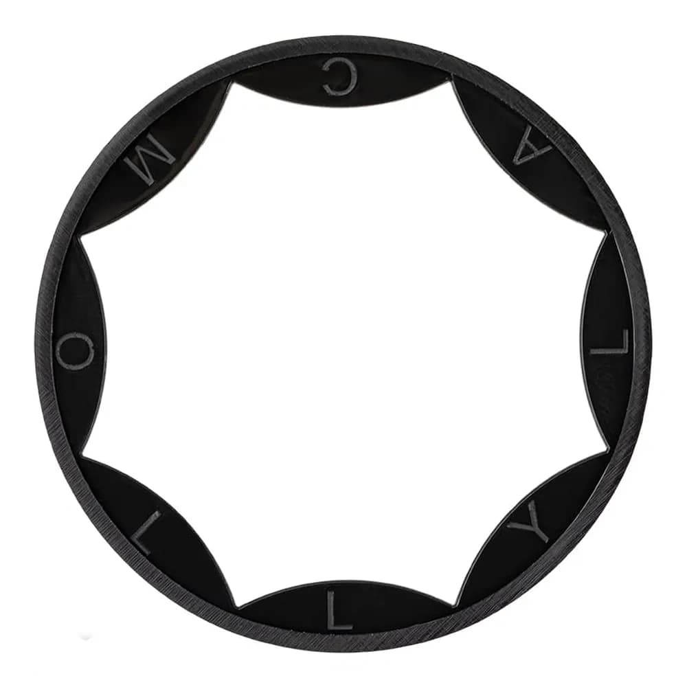 Molly Lac Safety Ring duża obręcz na słoik do wycierania pędzla i przeciw wylewaniu się żelu 2w1