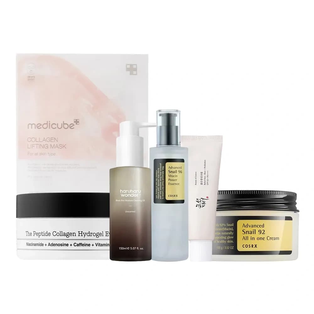 Anti-aging zestaw koreańskich kosmetyków przeciwstarzeniowych