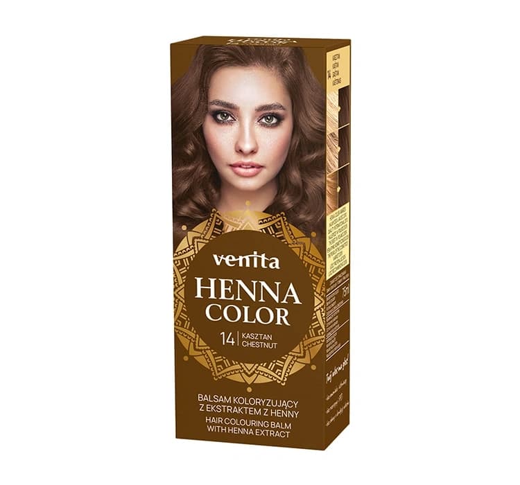 Henna Color balsam koloryzujący z ekstraktem z henny 14 Kasztan