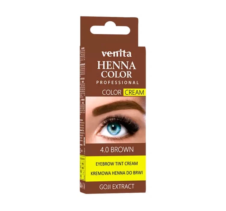 Kremowa Henna do brwi 4.0 Brąz Lifting