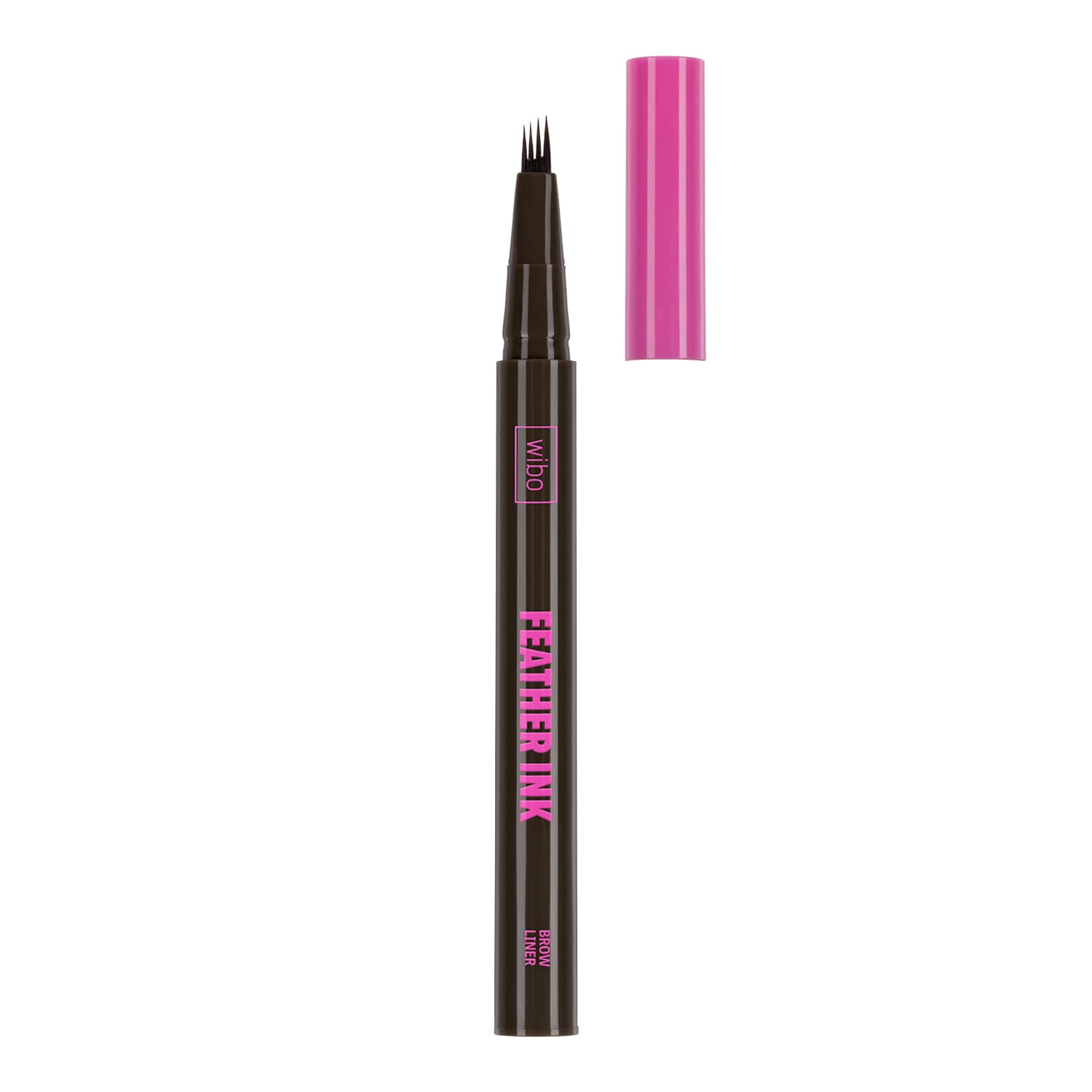 Feather Ink pisak do brwi z poczwórną końcówką 03 Black Brown