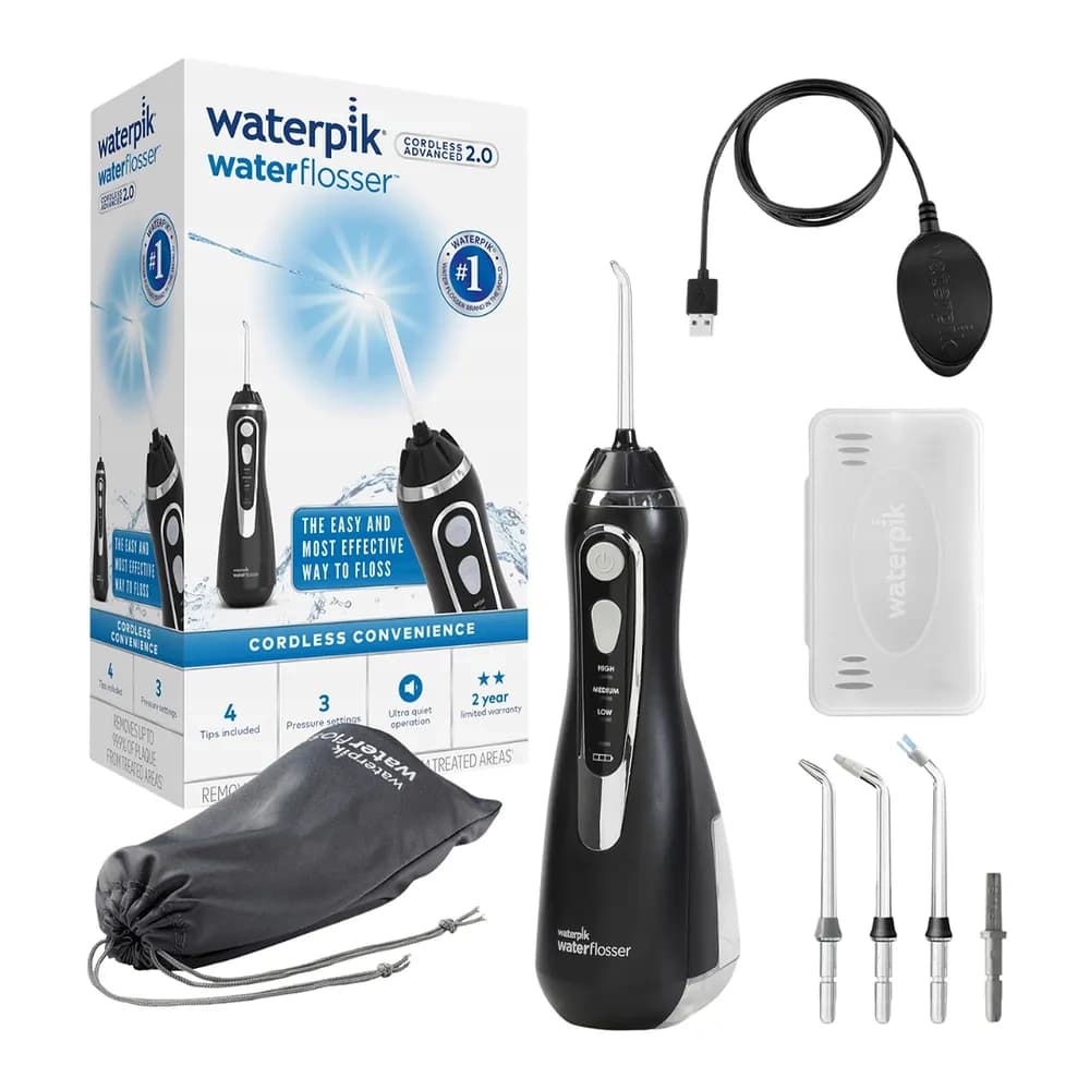 Cordless Advanced 2.0 bezprzewodowy irygator do zębów WP-582 Czarny