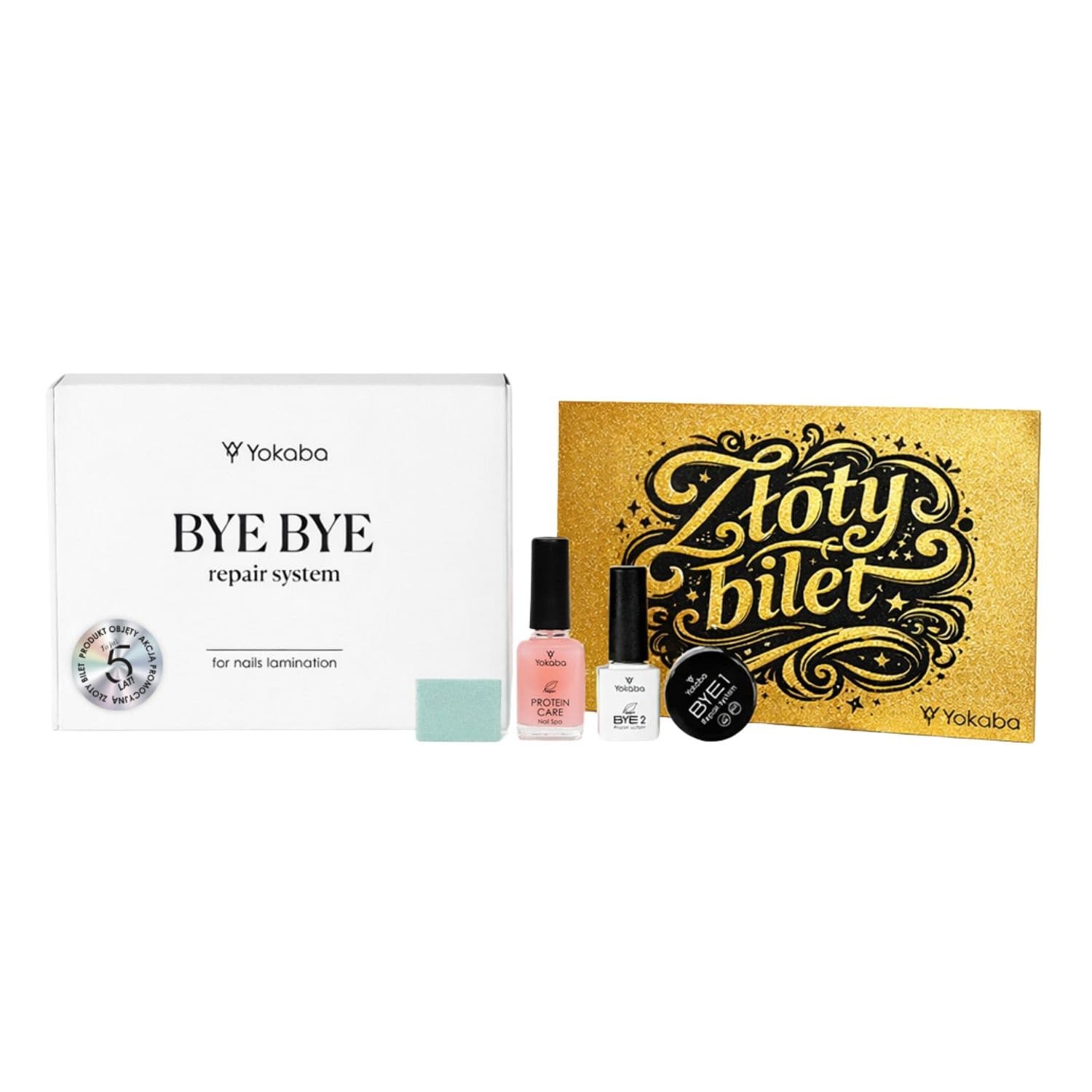 ByeBye Repair System Protein zestaw do laminacji paznokci