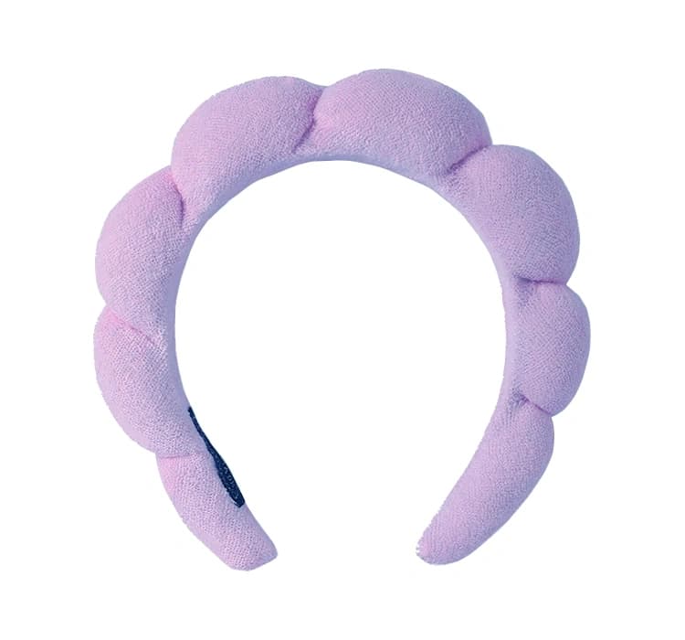 opaska kosmetyczna frotte Fiolet