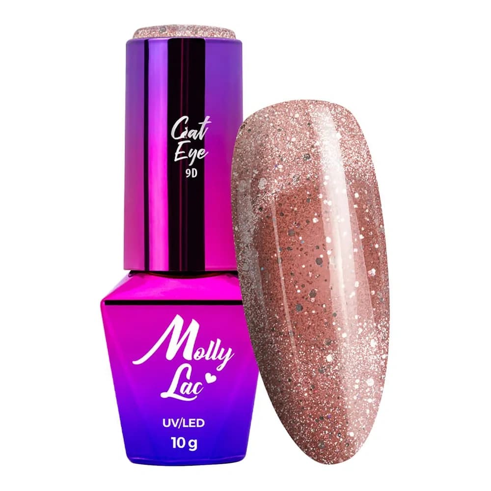 Molly Lac Cat Eye Foxy Eye lakier hybrydowy 553 Radiant Brown