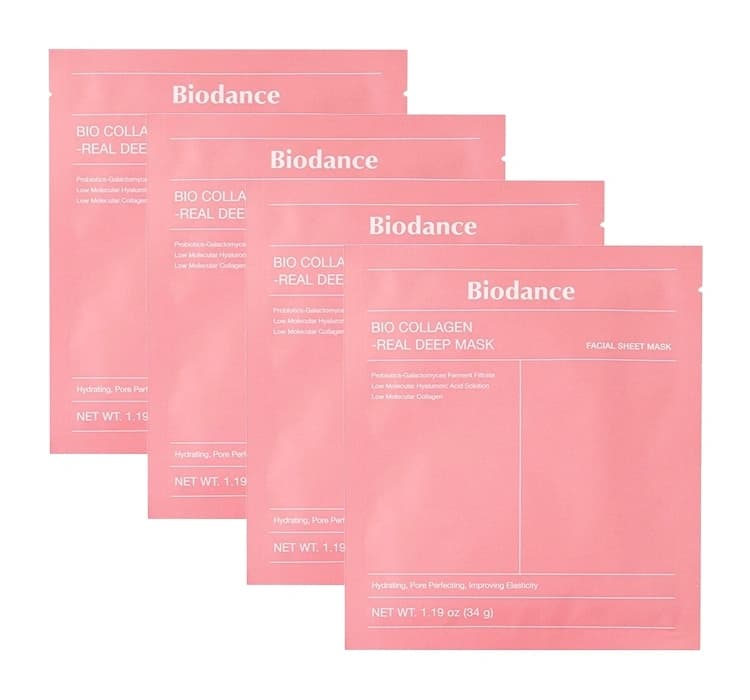 Bio Collagen Real Deep Mask zestaw kolagenowych maseczek w płachcie