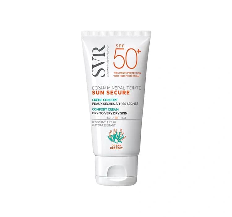 Sun Secure Écran Minéral Teinté SPF50+, krem tonujący do skóry suchej