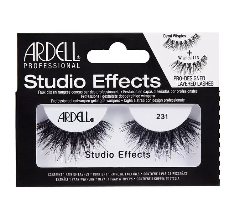 Studio Effects sztuczne rzęsy. 231 Black
