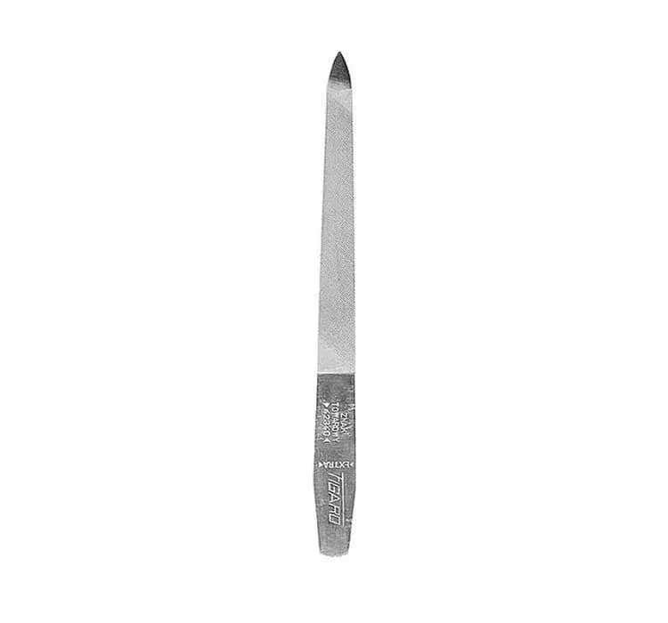 metalowy pilnik do paznokci dwustronny 16 cm