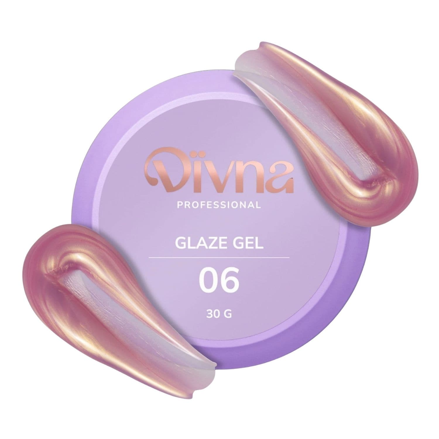 Glaze Gel twardy samopoziomujący żel budujący do paznokci 06