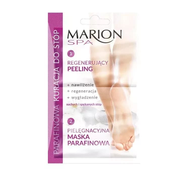 Spa parafinowa kuracja stóp peeling maska